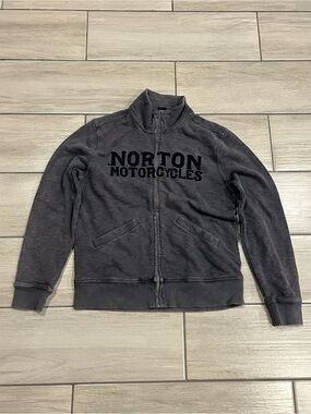 Men's Charcoal Zip-Up Jacket

norton motorcycles sweater

Size medium